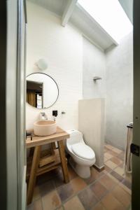 Koupelna v ubytování Hotel Quinta Ladera