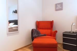 Posezení v ubytování Meric Apartment + 12 fotografií