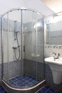 Koupelna v ubytování Hotel Bouček