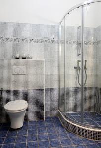 Koupelna v ubytování Hotel Bouček