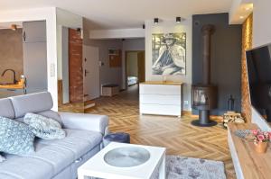 Posezení v ubytování Sun&Sport Apartament AURUM prywatna sauna w cenie