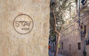 Certifikát, hodnocení, plakát nebo jiný dokument vystavený v ubytování Stay Kook Jerusalem