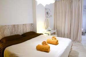 Postel nebo postele na pokoji v ubytování Loft Valentia Ifach Calpe