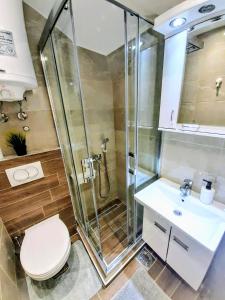 Koupelna v ubytování Vila Plan - Centar Kopaonik