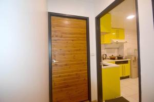 Kuchyň nebo kuchyňský kout v ubytování Nest Home