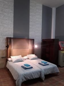 Postel nebo postele na pokoji v ubytování INDUSTRIAL LOFT