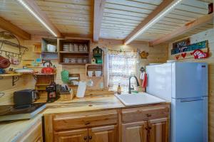 Tiny House Leadville Colorado的厨房或小厨房