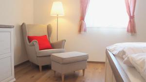 Postel nebo postele na pokoji v ubytování Apartmány Na Potoku