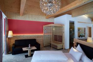 Posteľ alebo postele v izbe v ubytovaní Romantik Resort & SPA Der Laterndl Hof