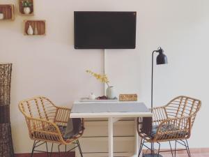 TV a/nebo společenská místnost v ubytování B&B Joy's