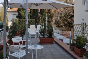Balkón nebo terasa v ubytování Lodges le Mura