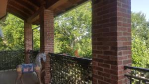 A balcony or terrace at B&B La Corte Dei Samidagi