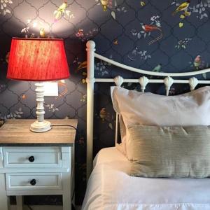 Uma cama ou camas num quarto em Villa Silene