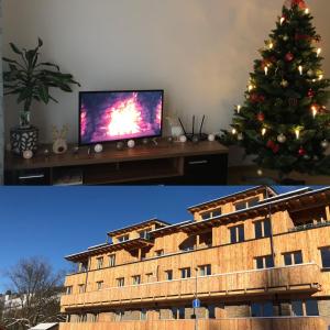 TV a/nebo společenská místnost v ubytování Apartmán Jitka - Slunečná louka