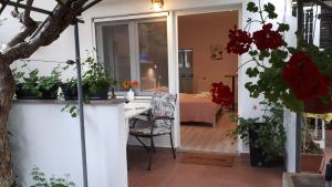 Balkón nebo terasa v ubytování Guesthouse Mila