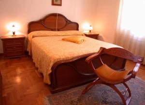 Giường trong phòng chung tại Poggio Pinci