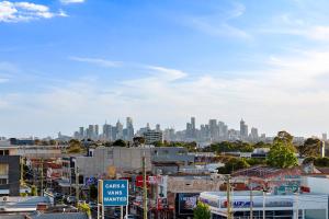 Nespecifikovaný výhled na destinaci Melbourne nebo výhled na město při pohledu z aparthotelu
