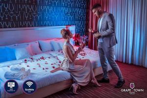 Posteľ alebo postele v izbe v ubytovaní Grape Town Hotel - Park79 + 37 fotografií