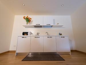 A kitchen or kitchenette at Residence Cà Beregana