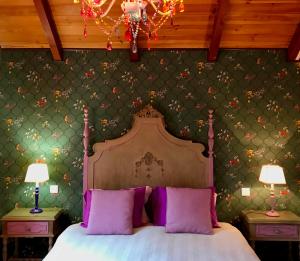Uma cama ou camas num quarto em Villa Silene