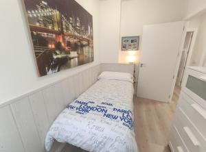 Posteľ alebo postele v izbe v ubytovaní Apartamento Rosa Park