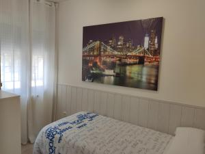 Posteľ alebo postele v izbe v ubytovaní Apartamento Rosa Park