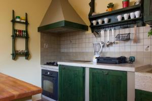 Köök või kööginurk majutusasutuses Zelena kuća- GREEN HOUSE