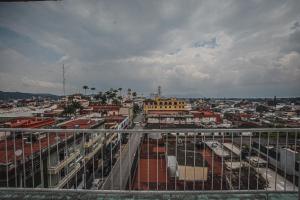 a view of a city from the top of a building at Hotel Palacio in C&oacute;rdoba