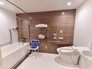 Koupelna v ubytování Asakusa Tobu Hotel