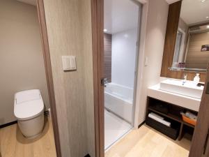 Koupelna v ubytování Asakusa Tobu Hotel