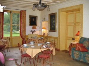 Posezení v ubytování Chateau de la Rue