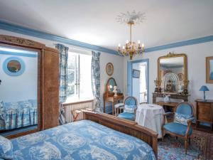 Posezení v ubytování Chateau de la Rue