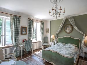 Postel nebo postele na pokoji v ubytování Chateau de la Rue
