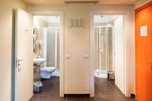 Koupelna v ubytování Hotel Fiera Rho