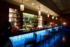 Lounge nebo bar v ubytování Palm Plaza Marrakech