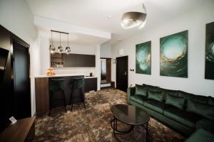 Posezení v ubytování Hotel Barcode Wellness & Spa