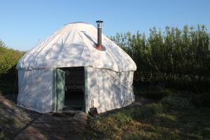 哈佛威斯特的住宿－Mill Haven Place glamping yurt 3，相簿中的一張相片