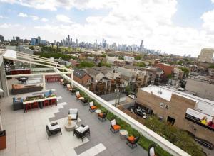 a view of a city from the roof of a building at Hyatt Place Chicago Wicker Park in Chicago