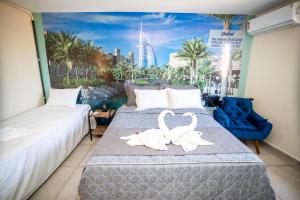 Katil atau katil-katil dalam bilik di Shelter Hostel e Pousada