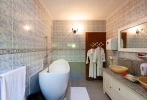 Koupelna v ubytování Oceane Self Catering