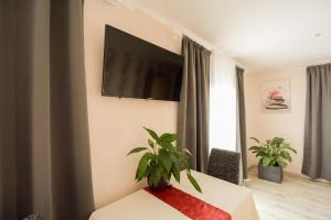 Μια τηλεόραση ή/και κέντρο ψυχαγωγίας στο Mainzimmer - Business Apartments