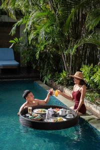 Le Jardin Villas Seminyak 내부 또는 인근 수영장