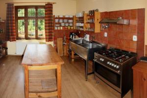 Dapur atau dapur kecil di Chata Horáreň