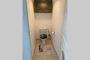 Elle comprend une petite salle de bains pourvue de toilettes. dans l'établissement Cocon sur cour, à Thonon-les-Bains 20 autres photos