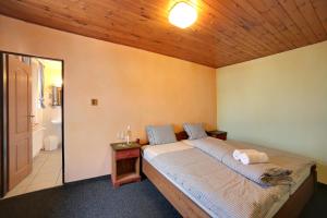 Postel nebo postele na pokoji v ubytování Hotel Plesivec