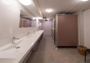 Koupelna v ubytování Bnb la Péniche