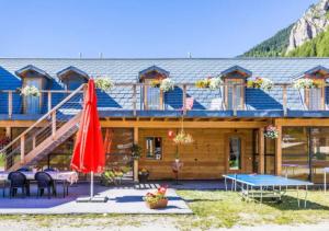 Nespecifikovaný výhled na hory nebo výhled na hory při pohledu z bed and breakfast