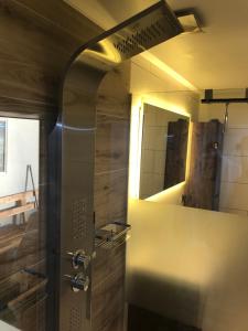 Vannituba majutusasutuses Apartment Erlauf - Ursprung, - 6 Personen, Outdoorsauna mit Bachzugang