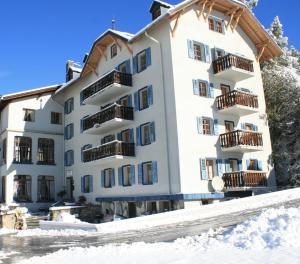 Hotel de la Sage om vinteren