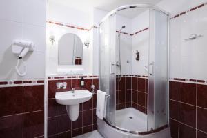 Koupelna v ubytování Interferie Sport Hotel Bornit